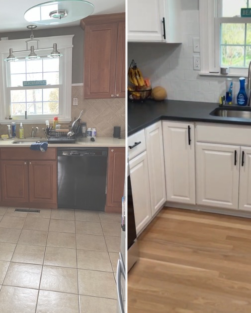 Full Kitchen and Floor Remodel in Timonium — Timonium, MD